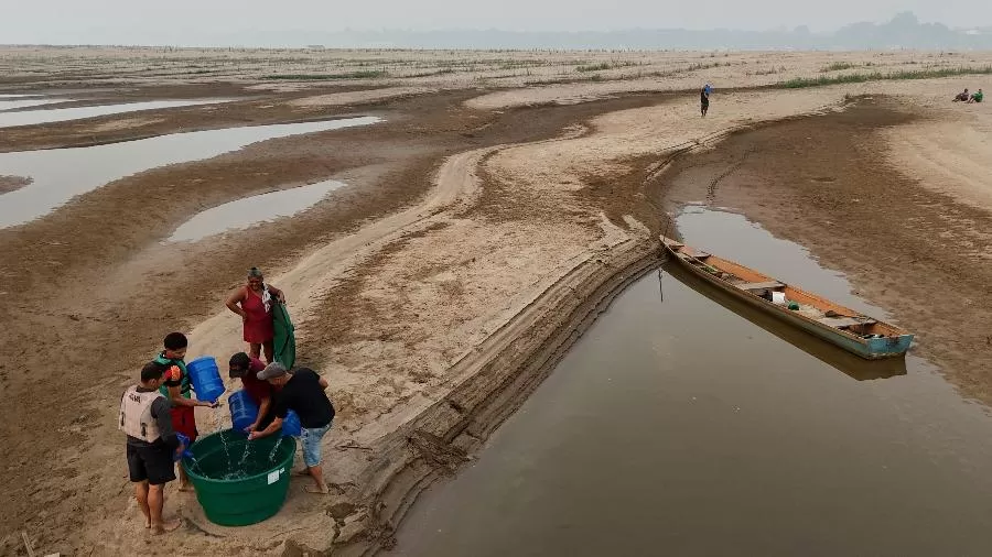 Rio Madeira registra recorde histórico de baixa de 41 centímetros em Porto Velho