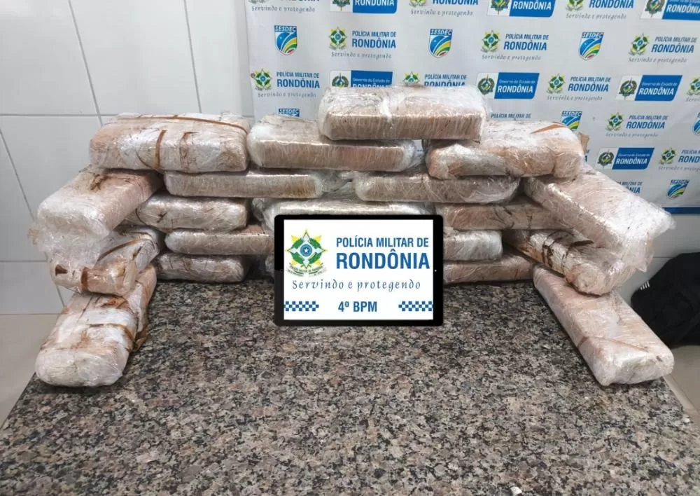 PMRO Realiza Grande Apreensão de Drogas em Cacoal: 22 kg de Maconha Retirados de Circulação