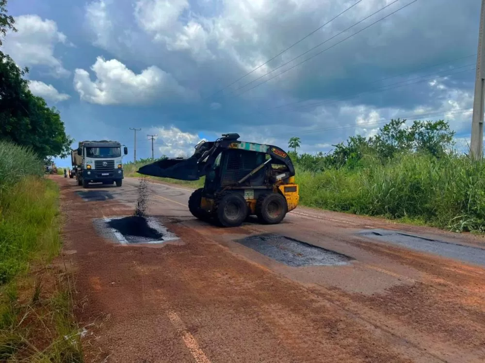 Governo de Rondônia Inicia Recuperação Asfáltica na RO-471 em Cacoal