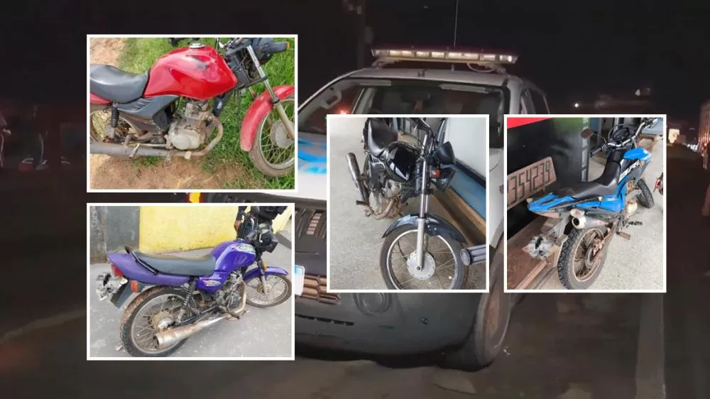 Polícia de Cacoal Desmantela Quadrilha de Furtos e Recupera 4 Motocicletas em Apenas 3 Dias