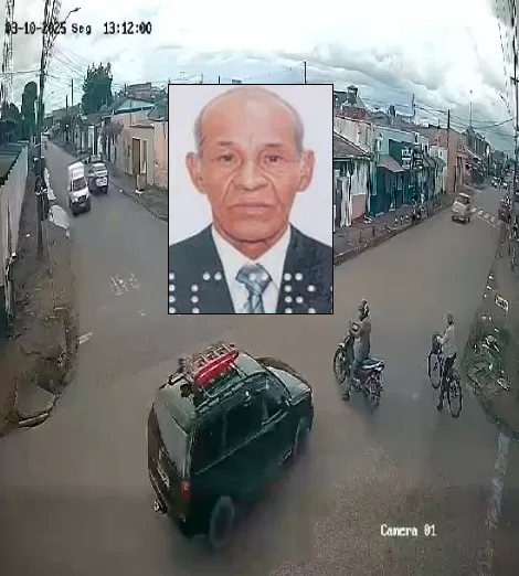 Vídeo: Idoso de 66 Anos Morre Após Atropelamento na Rua Geraldo Siqueira em Rondônia