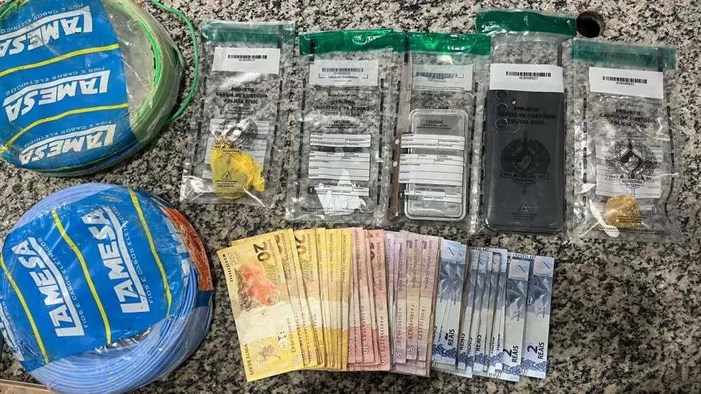 Polícia Militar e Civil prendem suspeito de tráfico e receptação em operação em Pimenta Bueno