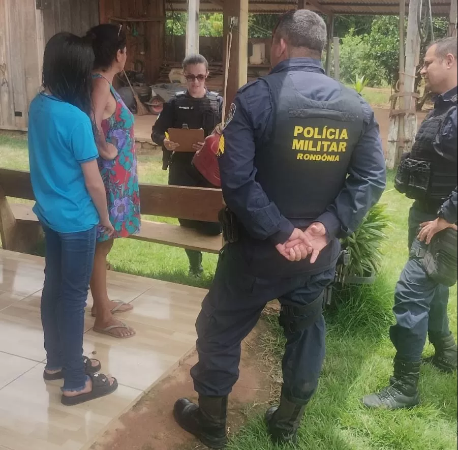 Patrulha Maria da Penha Intensifica Ações de Apoio a Vítimas de Violência Doméstica na Zona Rural de Cacoal