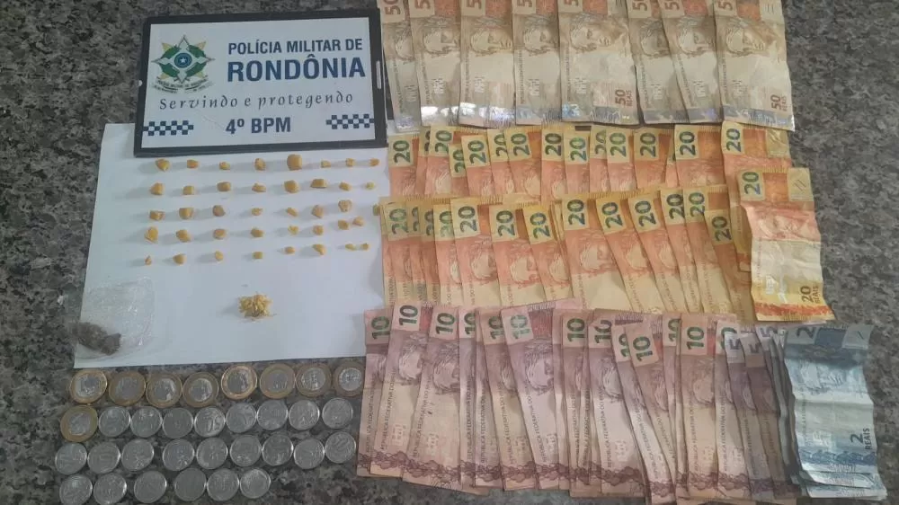 Núcleo de Inteligência da PM de Cacoal Desmantela Tráfico de Drogas e Apreende Substâncias em Ação Contra Furto