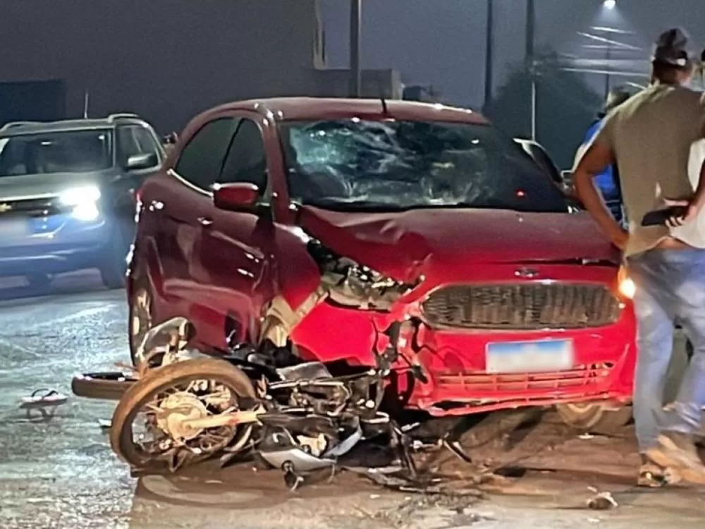 Acidente Grave no Teixeirão em Cacoal Deixa Dois Feridos