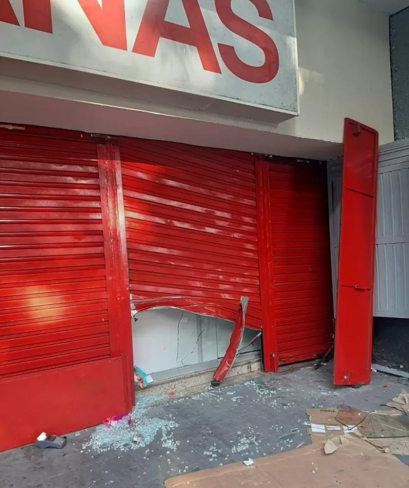 Lojas Americanas é Arrombada Durante a Madrugada; Criminosos Fugiram sem Deixar Rastro