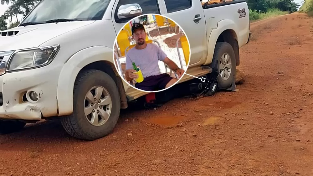 Vídeo: “Bim Campana” morre atropelado pela própria esposa na Zona Rural de Cacoal