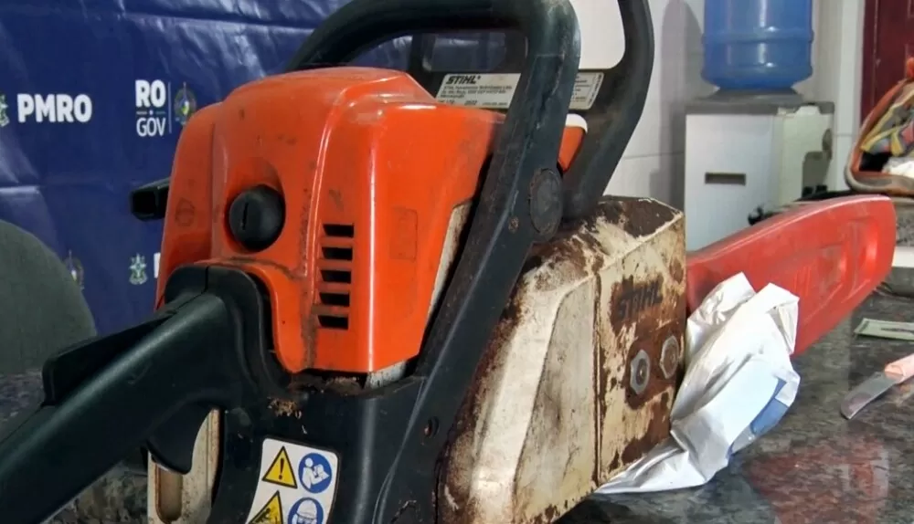 Homem é Preso Após Furto de Motosserra no Centro de Cacoal Após Denúncia Anônima