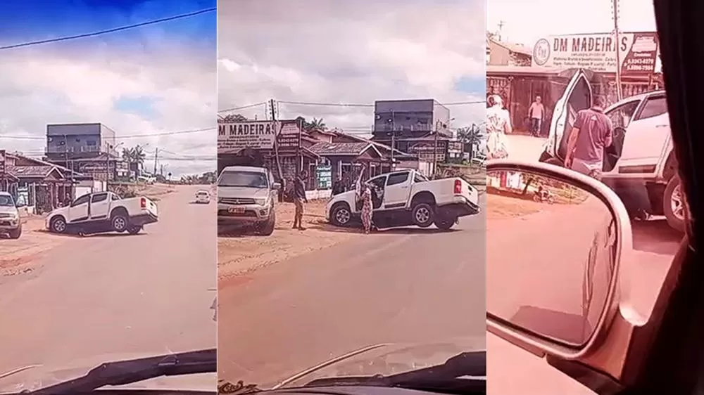 Vídeo: Caminhonete Cai dentro de um Bueiro na Av. Sete de Setembro com a Rua Quintino Bocaiuva
