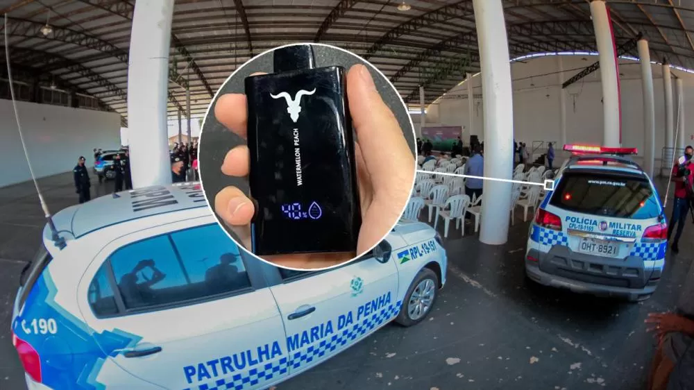 Polícia Militar apreende cigarro eletrônico em escola de Cacoal; adolescentes são encaminhados ao Conselho Tutelar