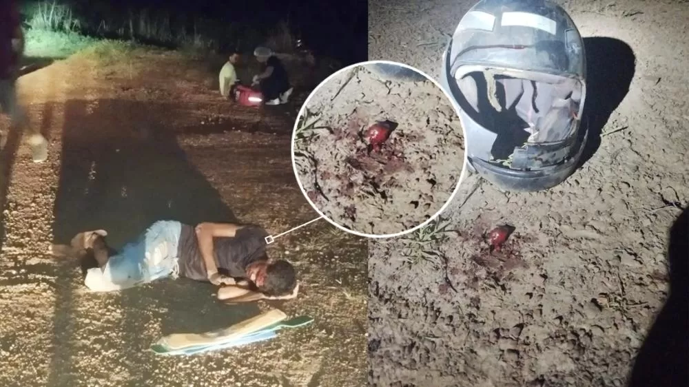 Acidente na BR-364 em Presidente Médici Deixa Duas Pessoas gravemente Feridas na pista