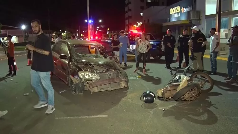 Simulação de acidente em Cacoal impacta moradores e alerta para imprudência no trânsito
