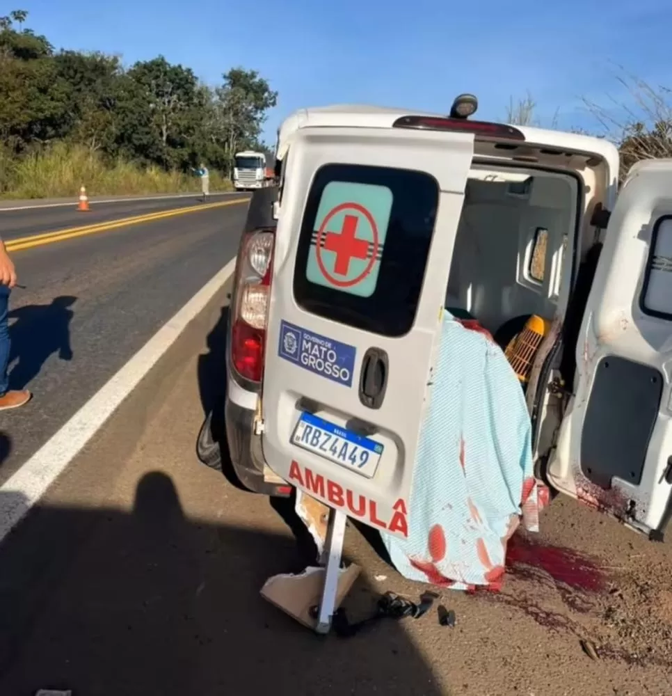  Enfermeiras Morrem em Grave Acidente com Ambulância na BR-364 durante ultrapassagem 