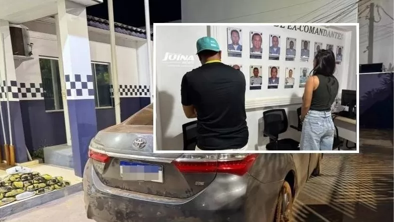 Casal de Rondônia é Preso em Juína com 25 Kg de Maconha em Operação Policial