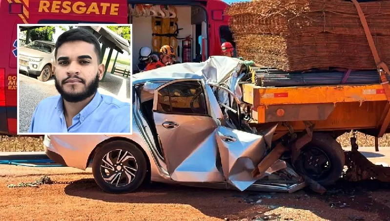 Jovem de 22 Anos Morre Após Colisão Violenta com Carreta Parada no Acostamento na MT-225 