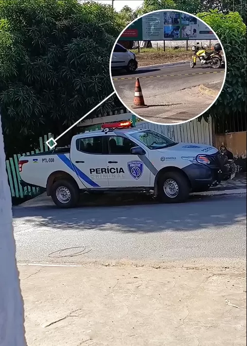 Grave Acidente Entre Carro e Motocicleta no Cruzamento das Ruas Marinheiro e Antônio Deodato Durce em Cacoal