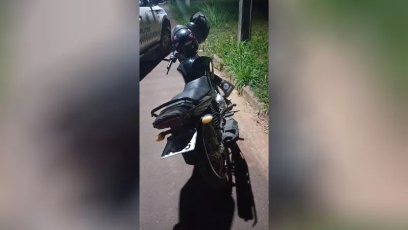 Cacoal, RO – Polícia Militar Recupera Motocicleta Furtada em Menos de Duas Horas no Bairro Jardim Vitória