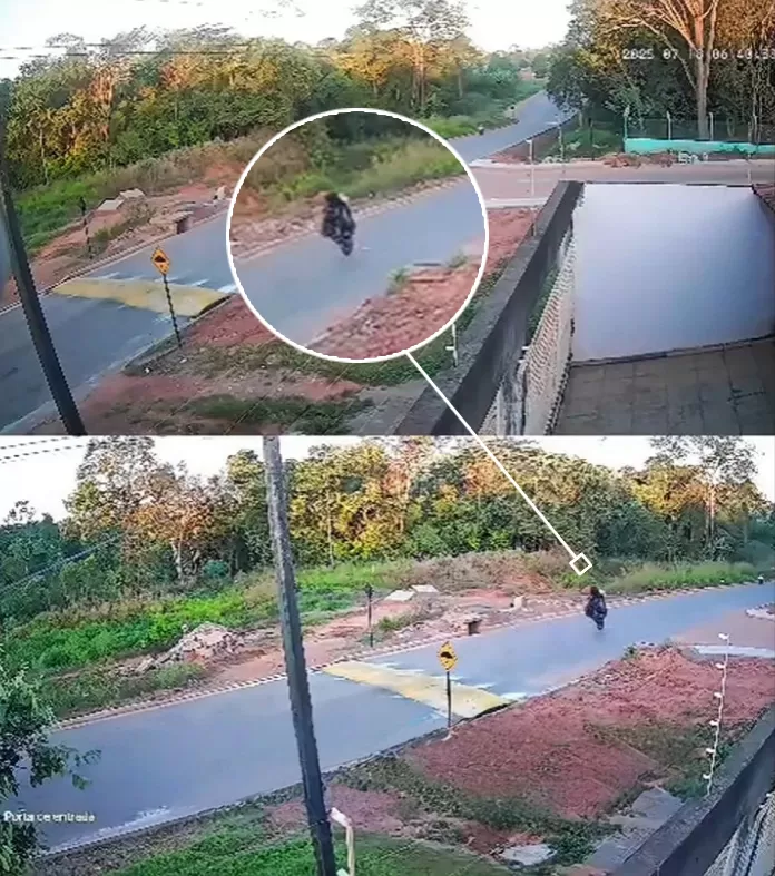 Vídeo: Motociclista Sofre Acidente Grave no Anel Viário de Cacoal Após Colidir com Quebra-Molas Recém-Instalado
