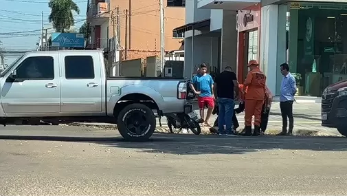 Terceiro acidente consecutivo com motociclista é registrado na manhã desta segunda-feira em Cacoal