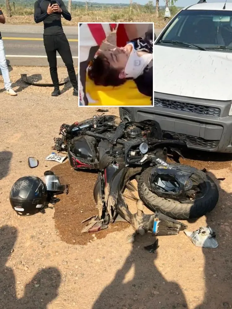 Colisão Violenta em frente à Casa da Uva deixa Casal Gravemente Ferido na BR-364 em Presidente Médici