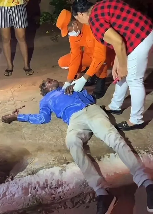 Em Cacoal Homem Desmaia na Calçada e Mobiliza Socorro no Bairro Village do Sol — Suspeita é de Mal Súbito