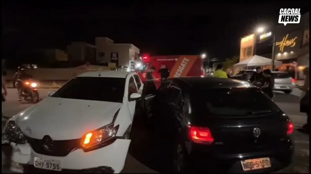 Em Vídeo Mais um Acidente em Cacoal: Colisão Acontece no Cruzamento da Rio Branco com Marechal Rondon