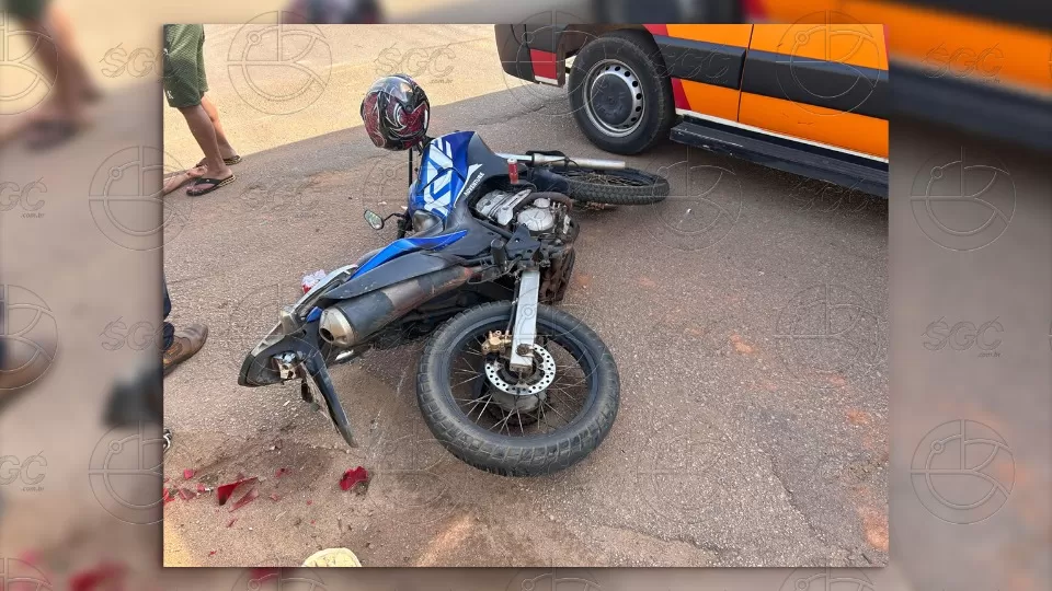 Colisão entre motos deixa três feridos no bairro Tancredo Neves, em Porto Velho