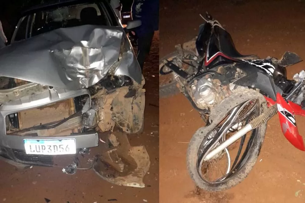 Motociclista Morre em Colisão Frontal com Carro na Rodovia B-80 entre Jaru e Ariquemes