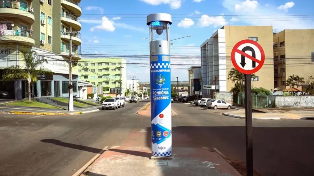 Cacoal Recebe 8 totens e 3 Módulos de Segurança em pontos estratégicos da cidade