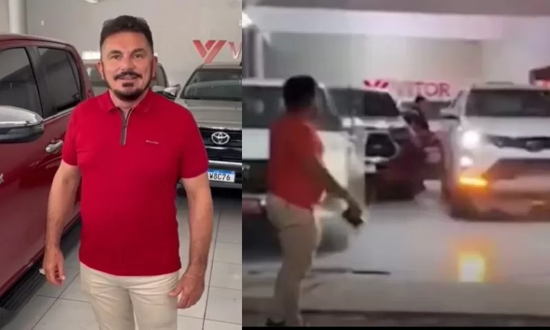 Vídeo: Prefeito do PT perde três Hilux avaliadas em R$ 226 mil cada, em aposta após eleições