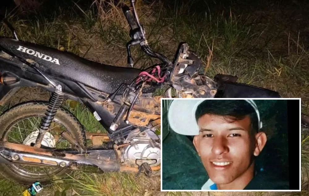 Jovem morre após colidir motocicleta com boi em estrada de Nova Brasilândia (RO)