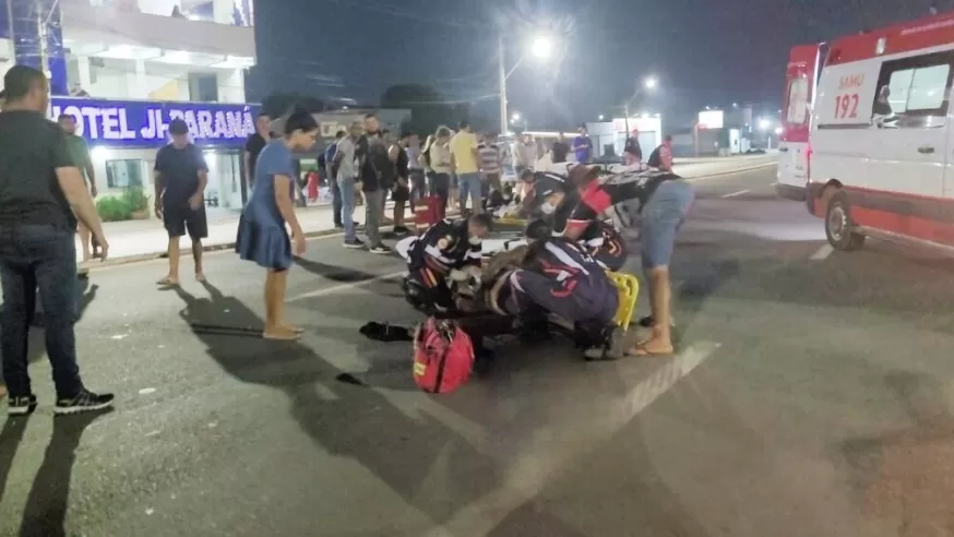 Atropelamento Grave na Av. Transcontinental em Ji-Paraná, Próximo à Havan