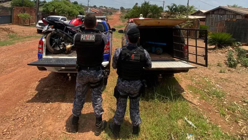 PATAMO Recupera Motocicleta Roubada e Apreende Drogas em Rolim de Moura