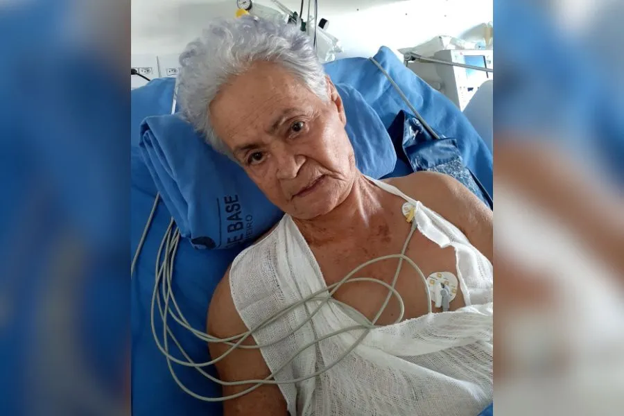 Idosa aguarda cirurgia cardíaca urgente no Hospital de Base em Porto Velho