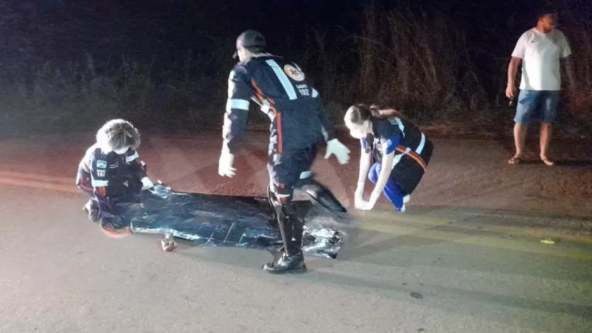 Vídeo: Andarilho com Cerca de 45 Anos Perde a Vida em Acidente Fatal na BR-364