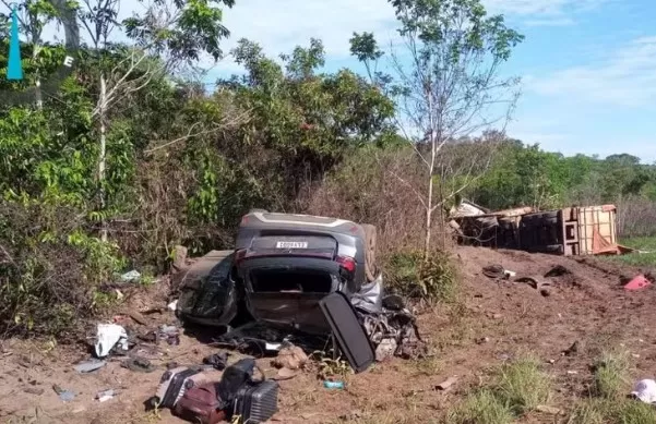 Vídeo Trágico: Família inteira de Rondônia Morre em Acidente na BR-364/174 em MT