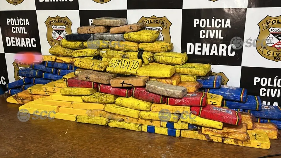 Rondônia: DENARC Prende Quatro Suspeitos e Apreende 142 Kg de Drogas 