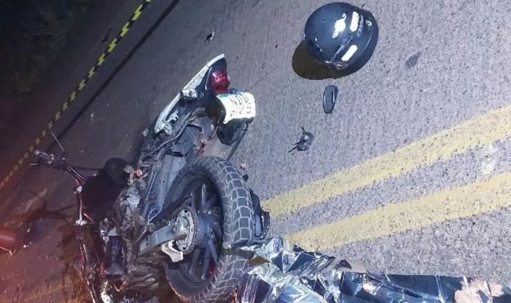 Motociclista morre após colisão com caminhonete na RO-387 em Rondônia