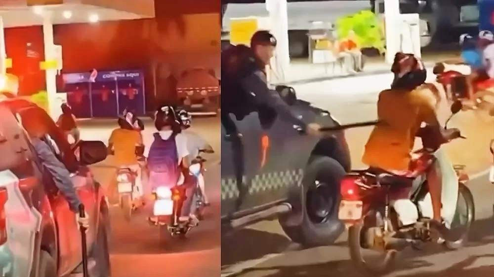 Vídeo: Motociclista é Espancado com Cassetete por PMs do Patrulhamento Tático Móvel 