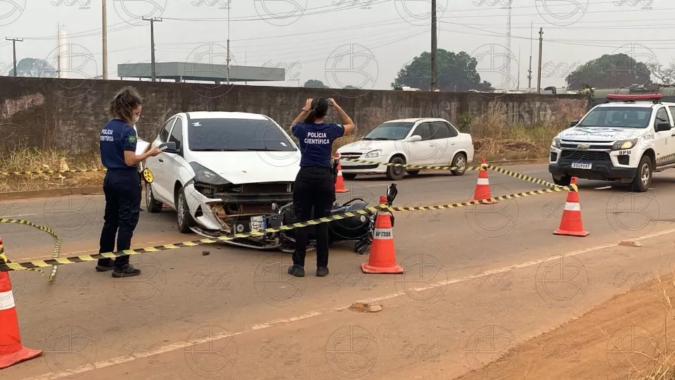 Motociclista de 22 Anos em Estado Crítico Após Colisão na Estrada do Japonês em Porto Velho