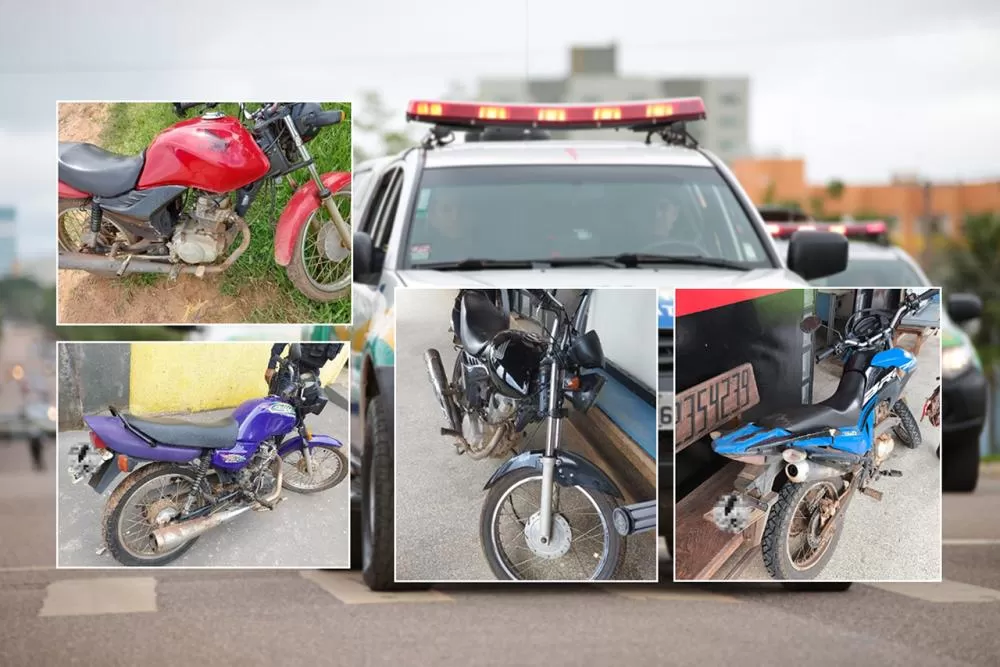 Polícia Militar de Rondônia Recupera Quatro Motocicletas Furtadas em Cacoal em Menos de Três Dias
