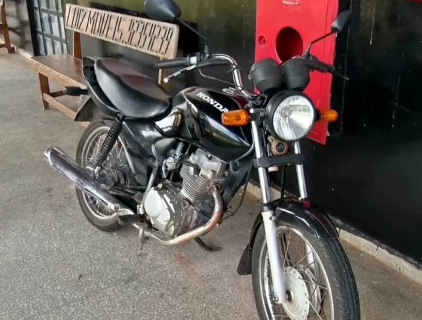 Polícia Militar recupera motocicleta abandonada às margens da RO-383 em Cacoal