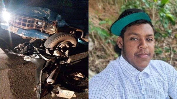 Tragédia na RO-010: Acidente fatal tira a vida de jovem em colisão entre moto e caminhonete.