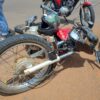 Motociclista sofre grave acidente ao colidir com carro em Santa Luzia